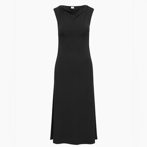 Aritzia Wilfred Cowl Neck Relish Dress, Black, S